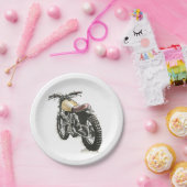 インク3のオートバイ ペーパープレート (パーティー)