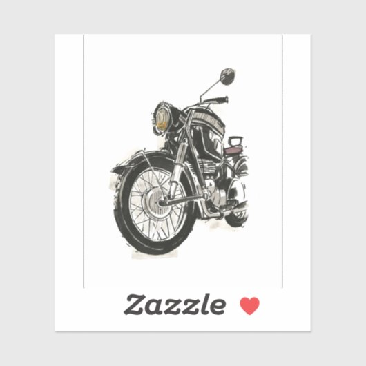 インク4のオートバイ シール (シート)