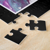 インク(ばちゃばちゃ)跳ねる懸命難カラフル難 ジグソーパズル (側面)