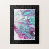 インク(ばちゃばちゃ)跳ねる懸命難カラフル難 ジグソーパズル (縦)