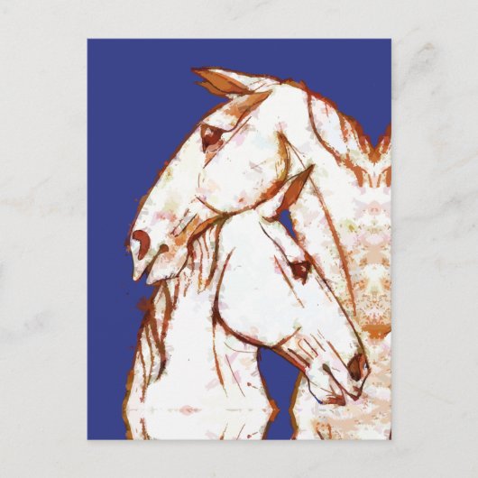 インク・トーキング・ファンタジー V07 HORSE V02 ポストカード (正面)