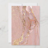 インク マーブル|初聖体拝領の女の子 招待状 (裏面)