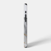 インク、絵を描抽象芸術。を閉じ絵画ます。列 iPhoneケース (左側面)