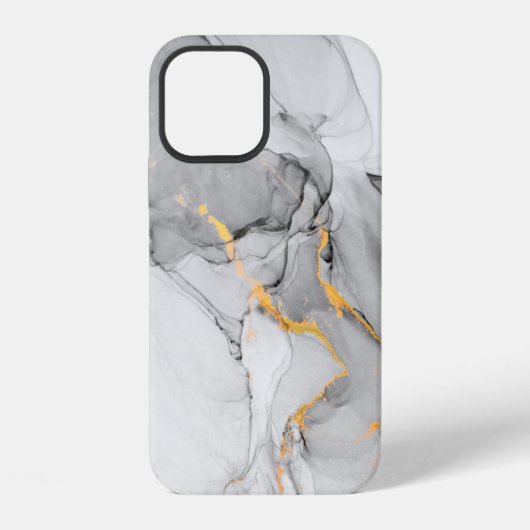 インク、絵を描抽象芸術。を閉じ絵画ます。列 iPhoneケース (裏面)