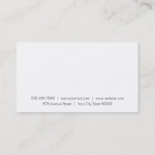 インク | 芸術性 名刺 (裏面)