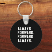 インク(&a)；インプレッションは常に前方_前進アルウ キーホルダー (正面)