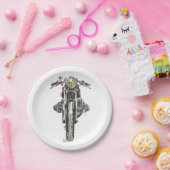 インクIIのオートバイ ペーパープレート (パーティー)