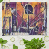 イングビクトリアンランド建物 キッチンタオル (折り畳み)