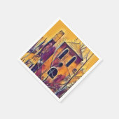 イングビクトリアンランド建物 スタンダードカクテルナプキン (角)