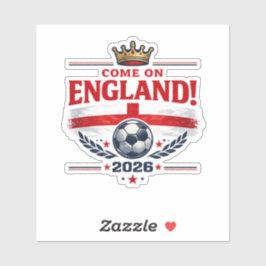 イングランドがんばれ！ 2026 サッカー ファン シール