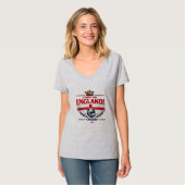 イングランドがんばれ! 2026 サッカー ファン Tシャツ (正面フル)