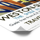 イングランドすごいウェストンマーレヴィンテージ旅行ポスター ポスター (角)