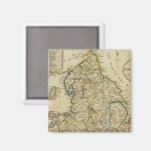 イングランドとウェールズの地図 マグネット (正面/裏面)