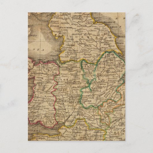 イングランドとウェールズ4 ポストカード (正面)