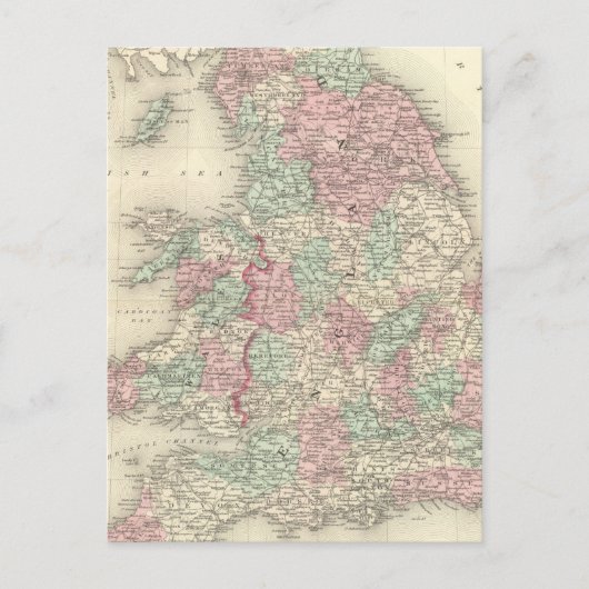 イングランドとウェールズ5 ポストカード (正面)