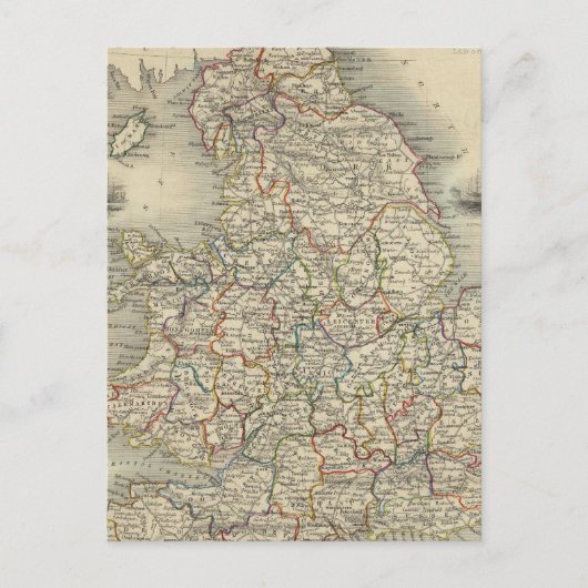 イングランドとウェールズ ポストカード (正面)