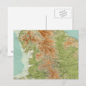 イングランドとウェールズ、北部 ポストカード (正面/裏面)