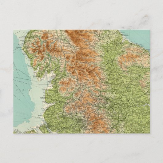 イングランドとウェールズ、北部 ポストカード (正面)