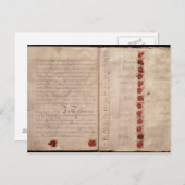 イングランドとスコットランドの連合条約 ポストカード (正面/裏面)