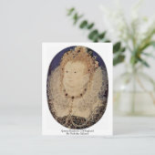 イングランドのエリザベス1世（ニコラス・ヒリヤード） ポストカード (スタンド正面)