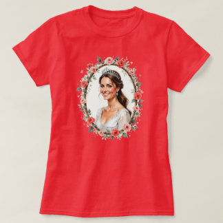 イングランドのキャサリン王女、プリンセス・オブ・ウェールズ Tシャツ