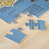 イングランドのコーンウォールの地図 ジグソーパズル (側面)