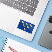イングランドのサセックス州の旗 シール (ノートパソコンとiPhone)