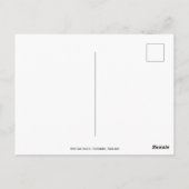 イングランドのチェシャー州の森へ ポストカード (裏面)
