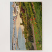 イングランドのドーセットにあるライム・レジスのコーブと庭園 ジグソーパズル (縦)