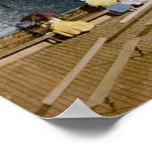 イングランドのブラックプールにある北埠頭(1900年頃) ポスター (角)