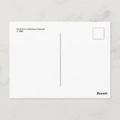 イングランドのブラックプールにある北埠頭（1900年頃） ポストカード (裏面)