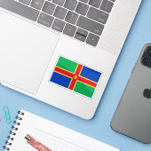 イングランドのリンカンシャー州の旗 シール (ノートパソコンとiPhone)