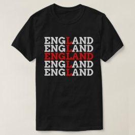 イングランドの国旗 サッカー フットボール ファン Tシャツ