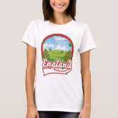イングランドの旅ロゴ Tシャツ (正面)
