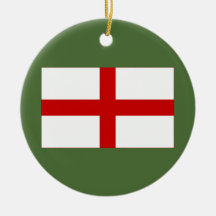 イングランドの旗のクリスマスオーナメント