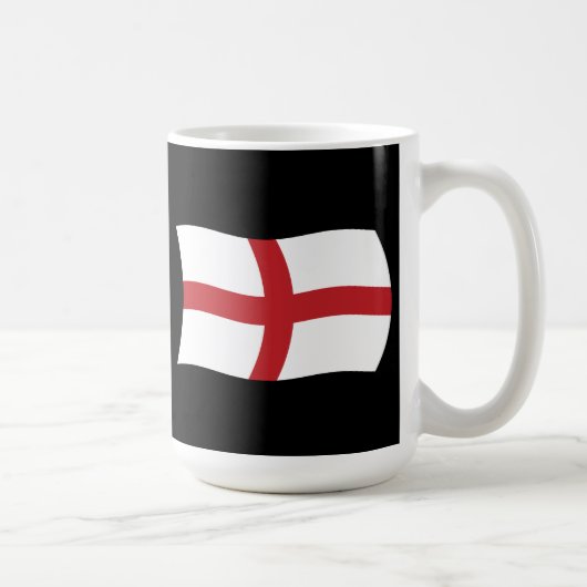 イングランドの旗マグ コーヒーマグカップ (右)