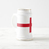 イングランドの旗 ビールジョッキ (正面左)