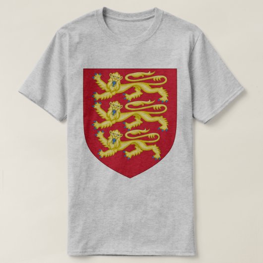 イングランドの武器 – リチャード王First Armorial Tシャツ (デザイン正面)