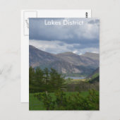 イングランドの湖水地区 ポストカード (正面/裏面)