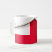 イングランドの盾 コーヒーマグカップ (正面左)