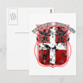 イングランドの紋章 ポストカード (正面/裏面)