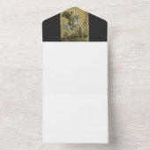 イングランドの聖ジョージ寺院 オールインワン招待状 (内側)