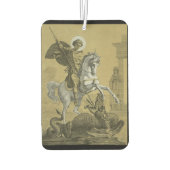 イングランドの聖ジョージ寺院 カーエアーフレッシュナー (裏面)