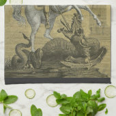 イングランドの聖ジョージ寺院 キッチンタオル (折り畳み)