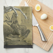 イングランドの聖ジョージ寺院 キッチンタオル (四つ折り)