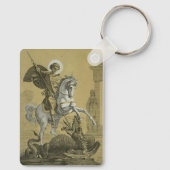 イングランドの聖ジョージ寺院 キーホルダー (裏面)