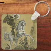 イングランドの聖ジョージ寺院 キーホルダー (裏面)