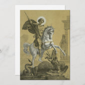 イングランドの聖ジョージ寺院 シーズンカード (正面/裏面)