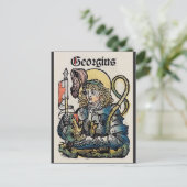 イングランドの聖ジョージ寺院 シーズンポストカード (スタンド正面)