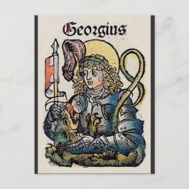 イングランドの聖ジョージ寺院 シーズンポストカード